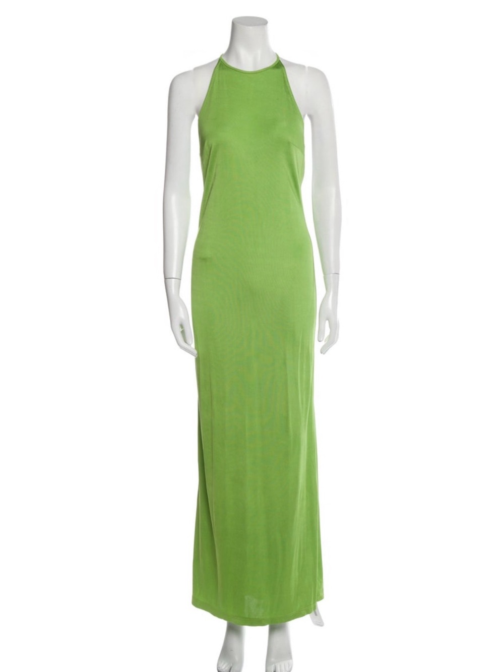 Simon Miller Lime Green Ribbed Maxi Dress